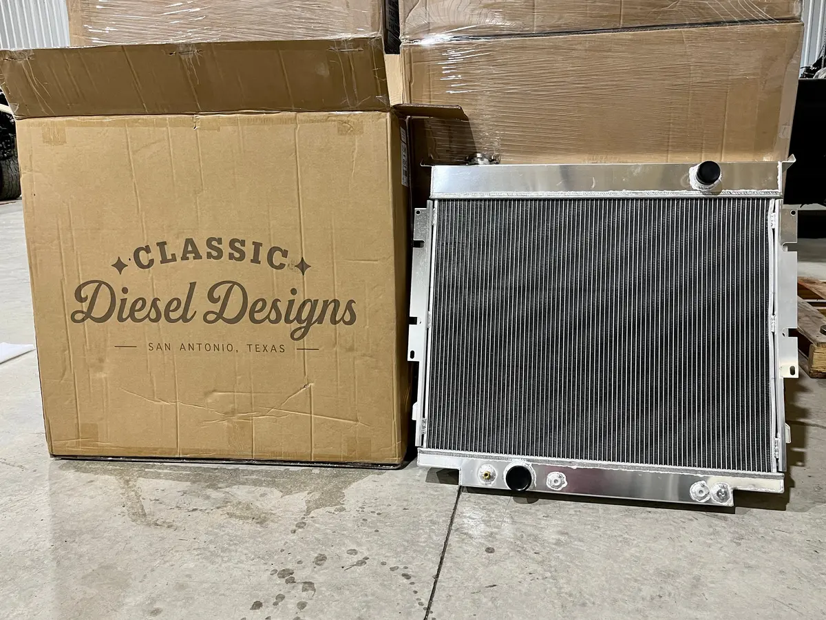 Cdd 6.9/7.3 Idi 4 Row Aluminum Radiator Upgrade 1