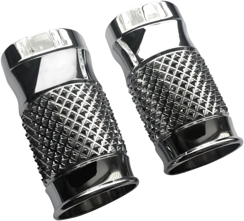 Eddie Trotta Designs Fork Slider Covers - Chrome - Cross-Cut Tc-962 1