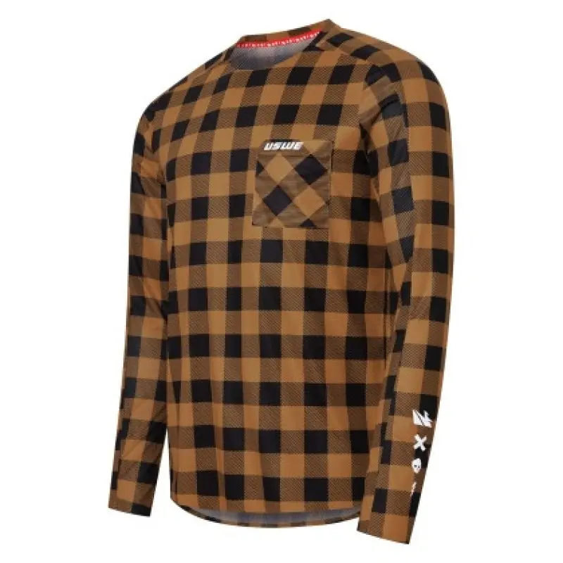 Uswe Flannel Long Sleeve Lightweight Off-Road Jersey 2