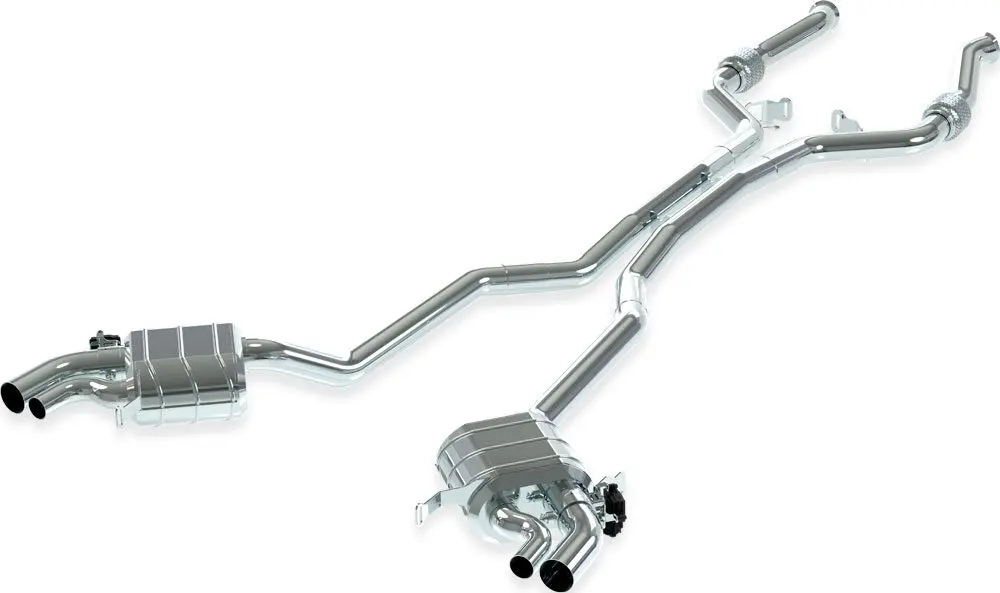 Capristo Valved Exhaust + Mid-Pipes (Oe Actuators) - Mercedes Amg Gt63/ 55 (C192) 1