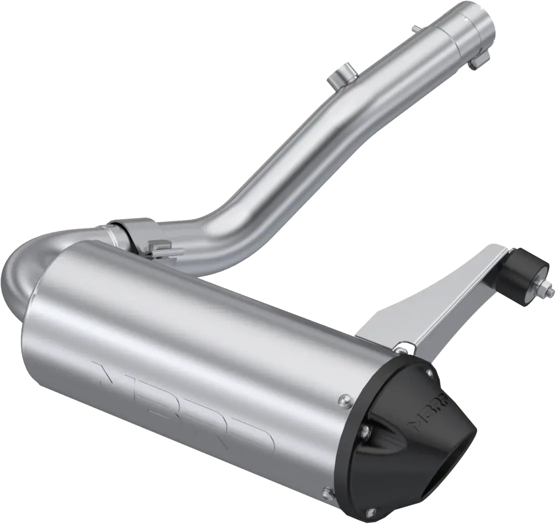 Single Slip On System W/ 5" Performance Muffler Blk Tip 1