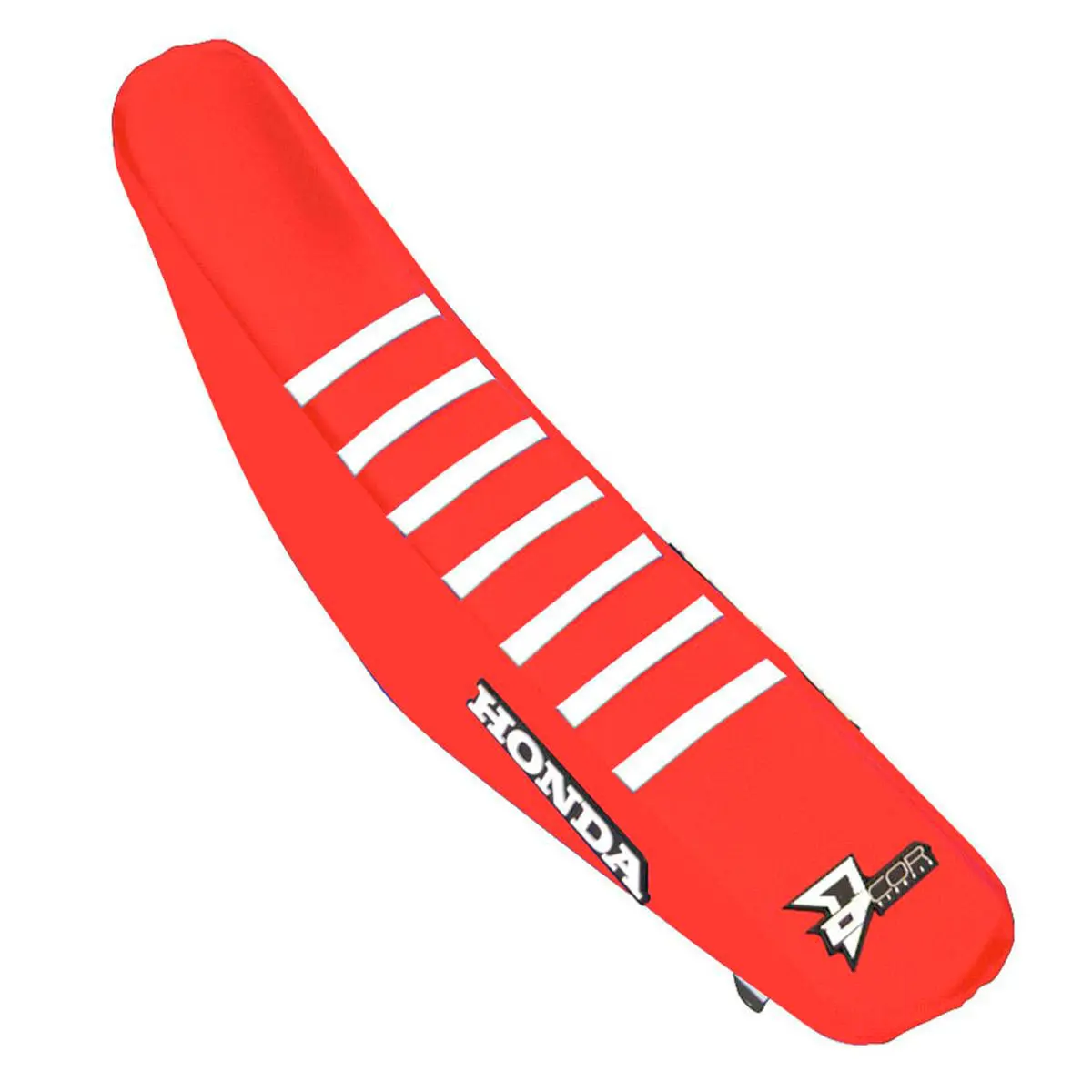 Seat Cover Red W/White Ribs Hon 1