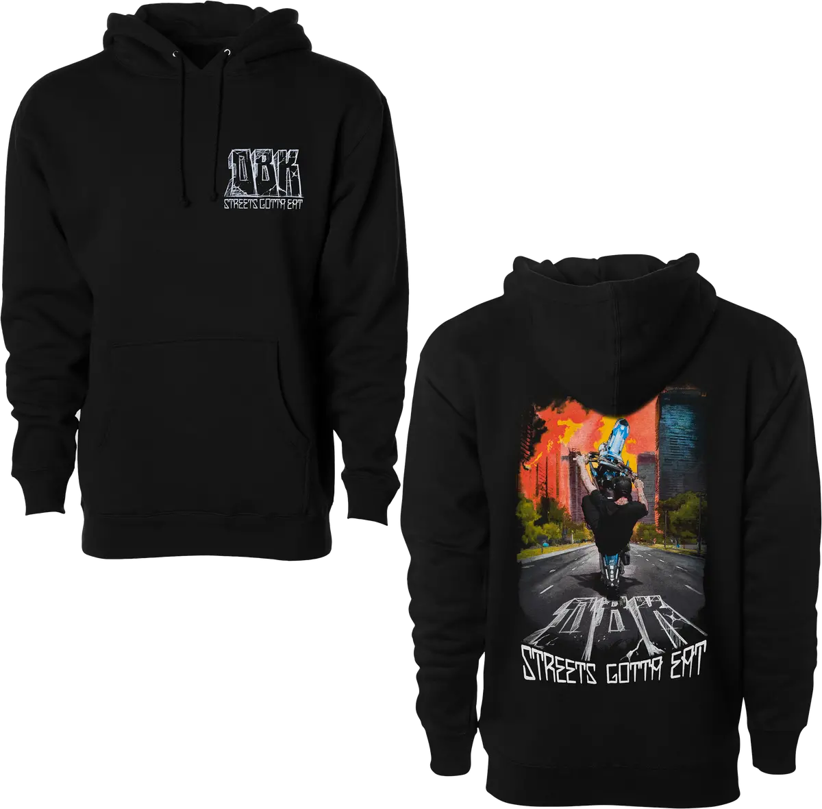 Streets Gotta Eat Hoodie Black Xl 1
