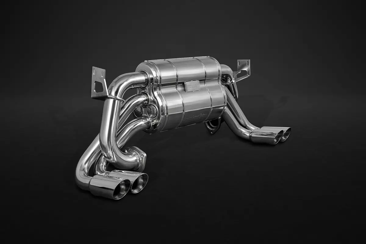 Capristo Freeflow Exhaust W Silencer Spare Adapters (Eu Spec) - Ferrari 512/ Testarossa 1