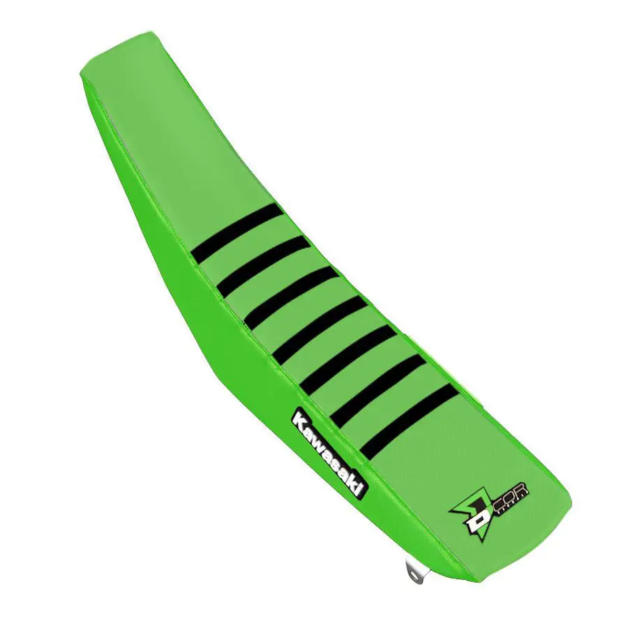 Seat Cover Green Black Ribs Kx450 1