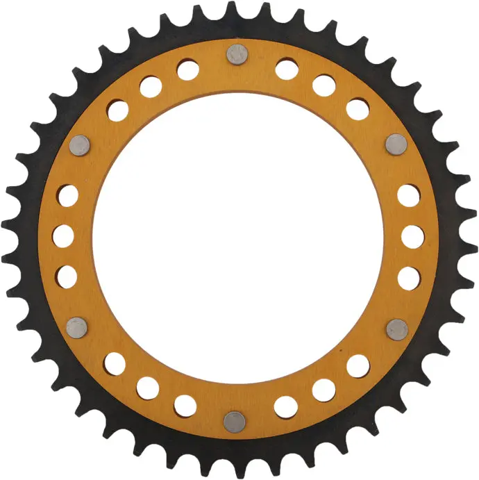 Rear Stealth Sprocket Alu/Stl 42T 525 Gld Hon 2