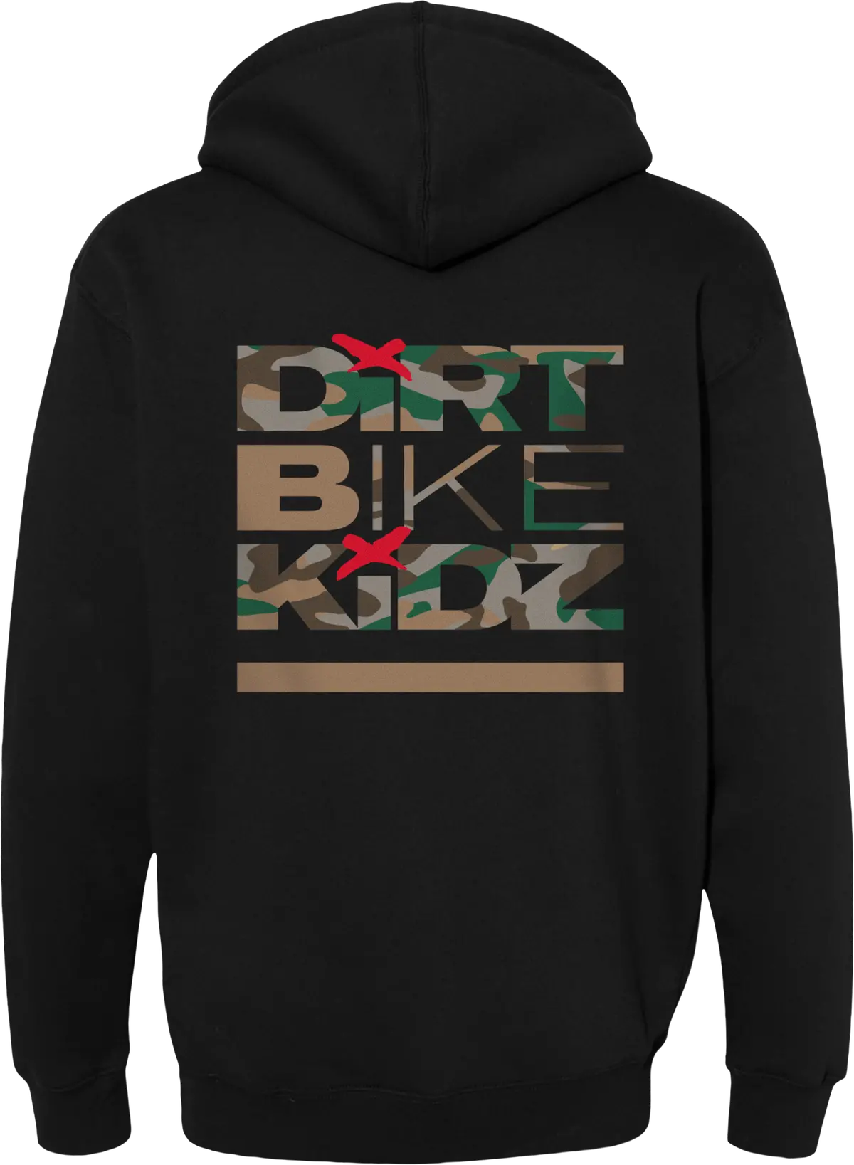 Camo Shovels Hoodie Black Sm 2