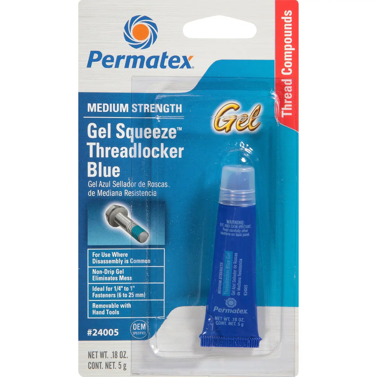 Threadlocker Blue Gel 5G 1