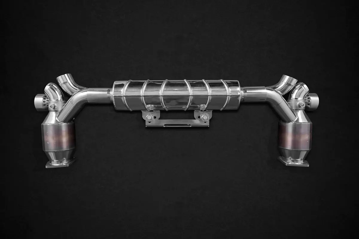 Capristo Valved Exhaust + Cat Spare Pipes (Ces3) - Porsche 991.1/2 Turbo/S 2