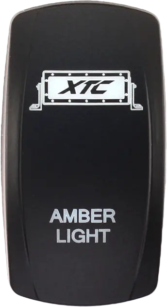 Dash Switch Rocker Face Amber Light Bar 1