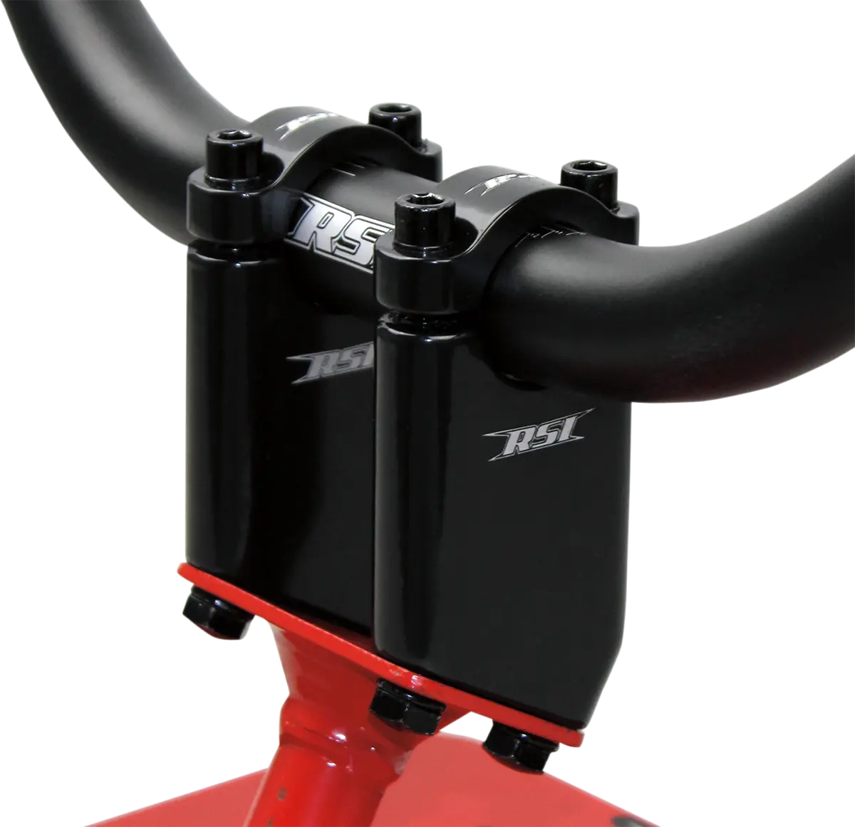 Race Shop Inc. Angled Handlebar Risers - 30° - 3" - Black Ar-3B-30 1