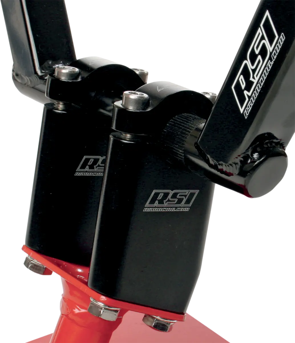 Race Shop Inc. Angled Handlebar Risers - 15° - 2" - Black Ar-2B-15 1