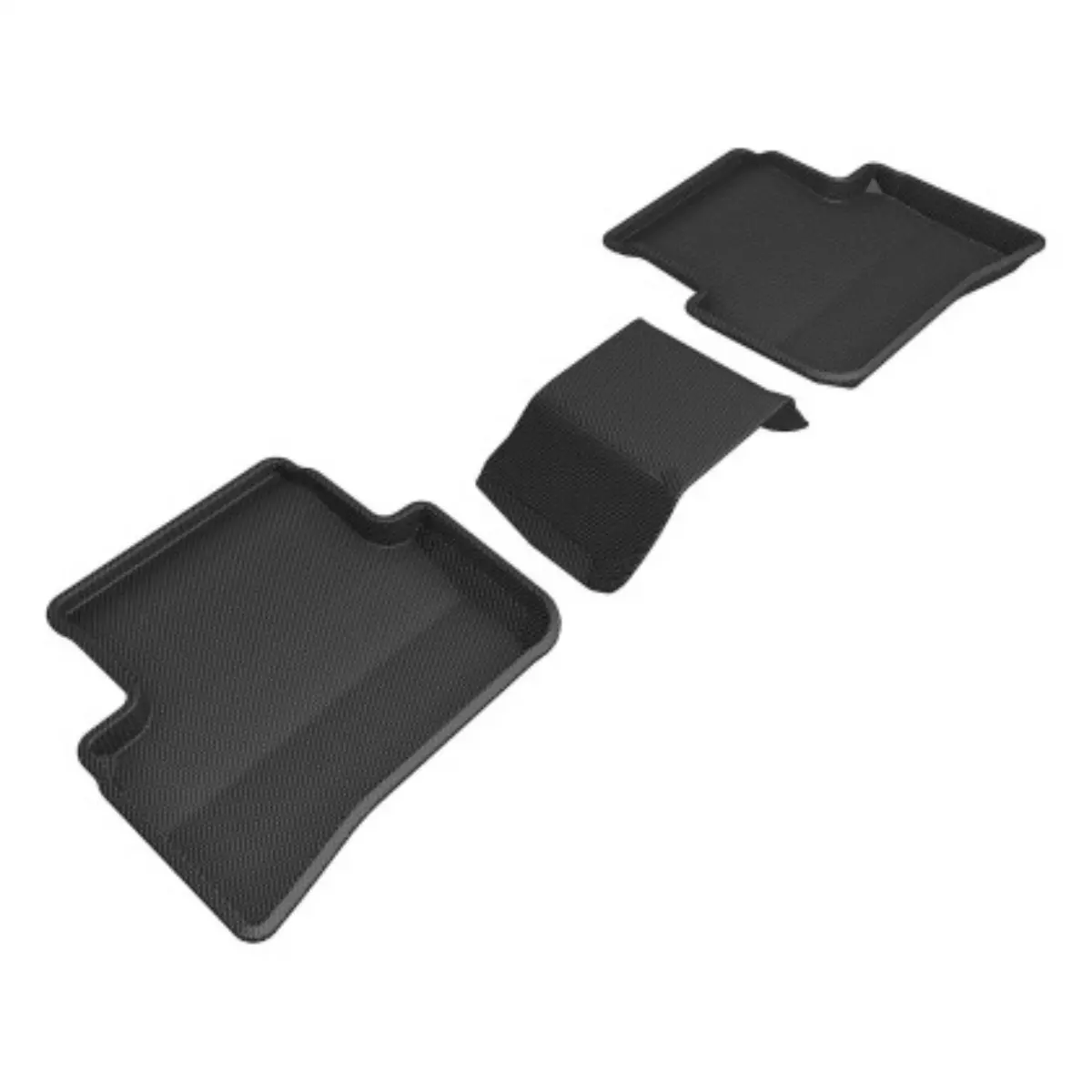 3D Maxpider Gr Corolla (Does Not Fit Morizo Trim) Kagu 2Nd Row Floormats - Black 1