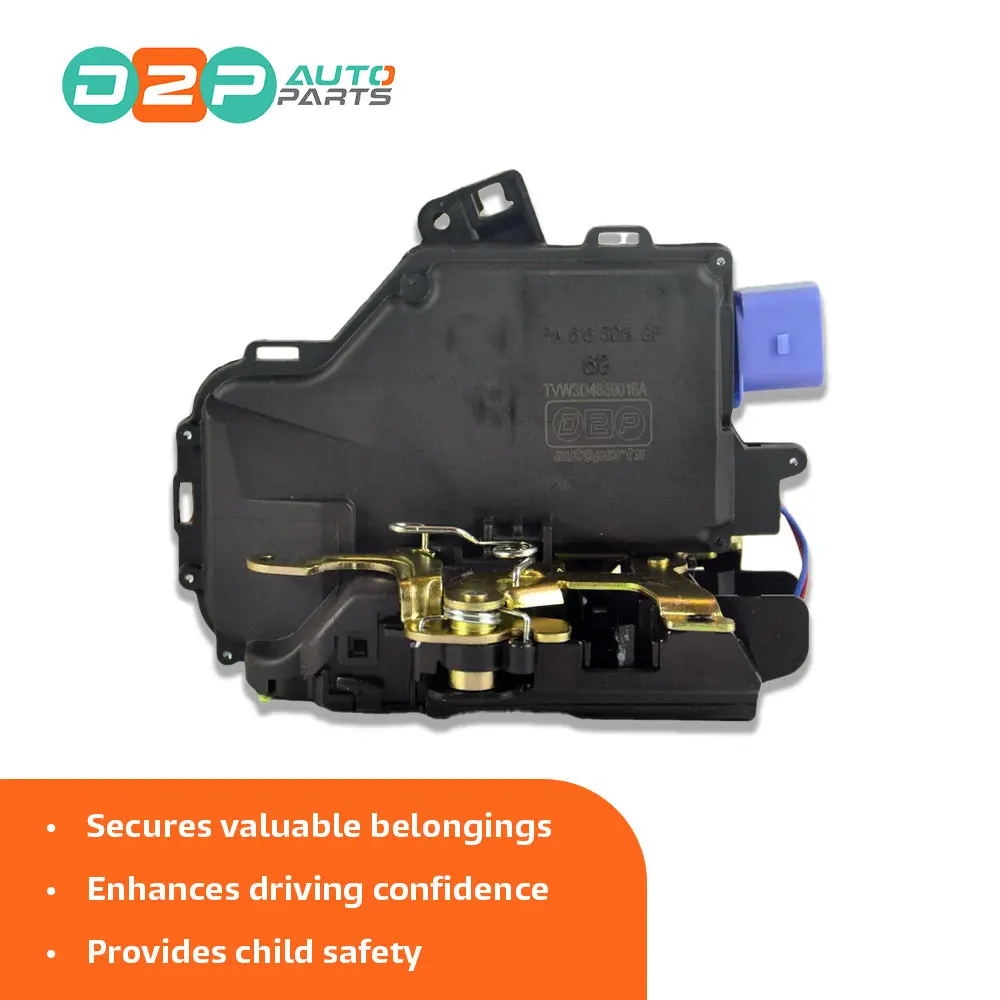 Rear Right Door Lock Mechanism For Seat, Skoda, And Vw 3D4839016a 2
