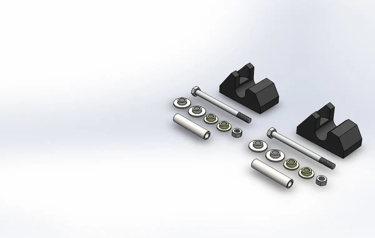 Pr /Sly Dog Mount Kit Yam Apex 10Mm 1