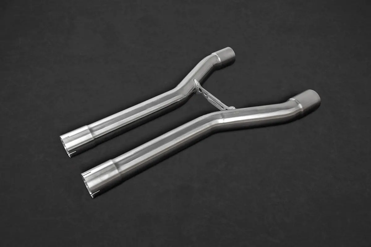 Capristo Mid-Silencer + Secondary Cat Spare Pipes - Bentley Continental Gt/C/ Speed/ Supersports W12 (2012+ 2G) 1