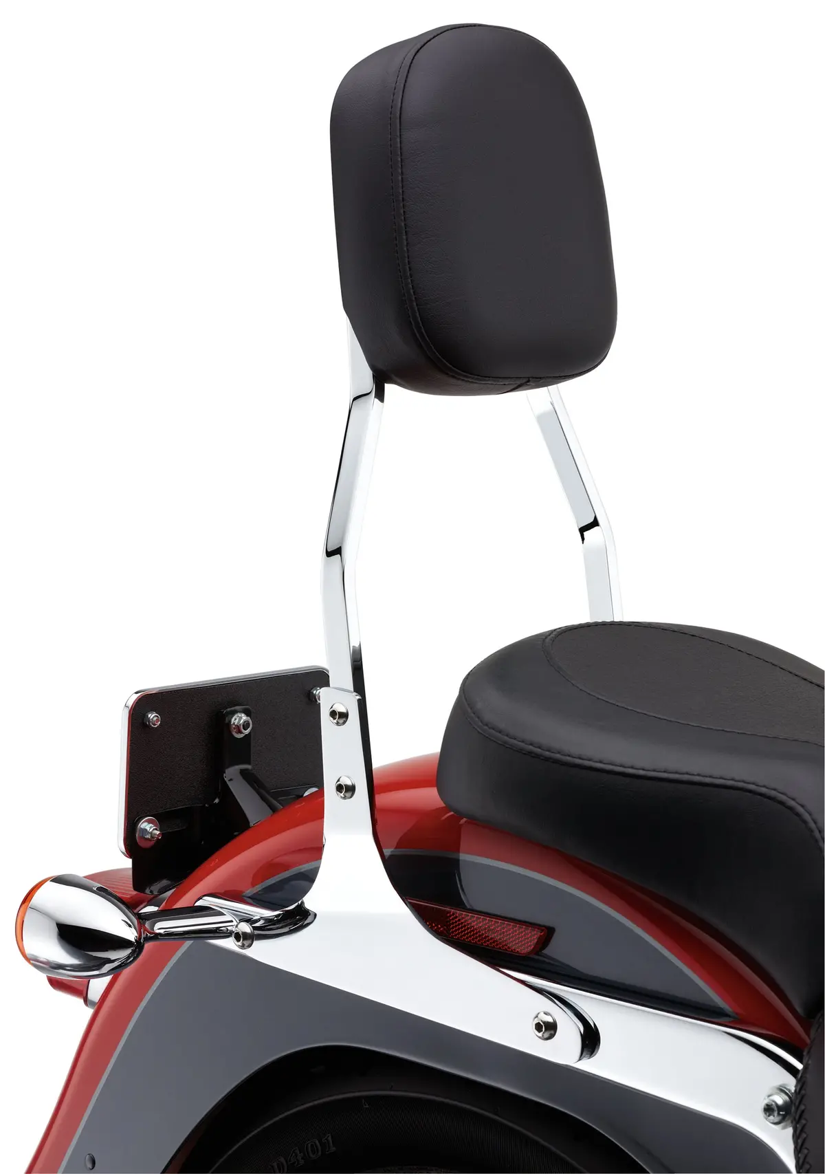 Cobra Std Sissy Bar W/Pad Chrome 41