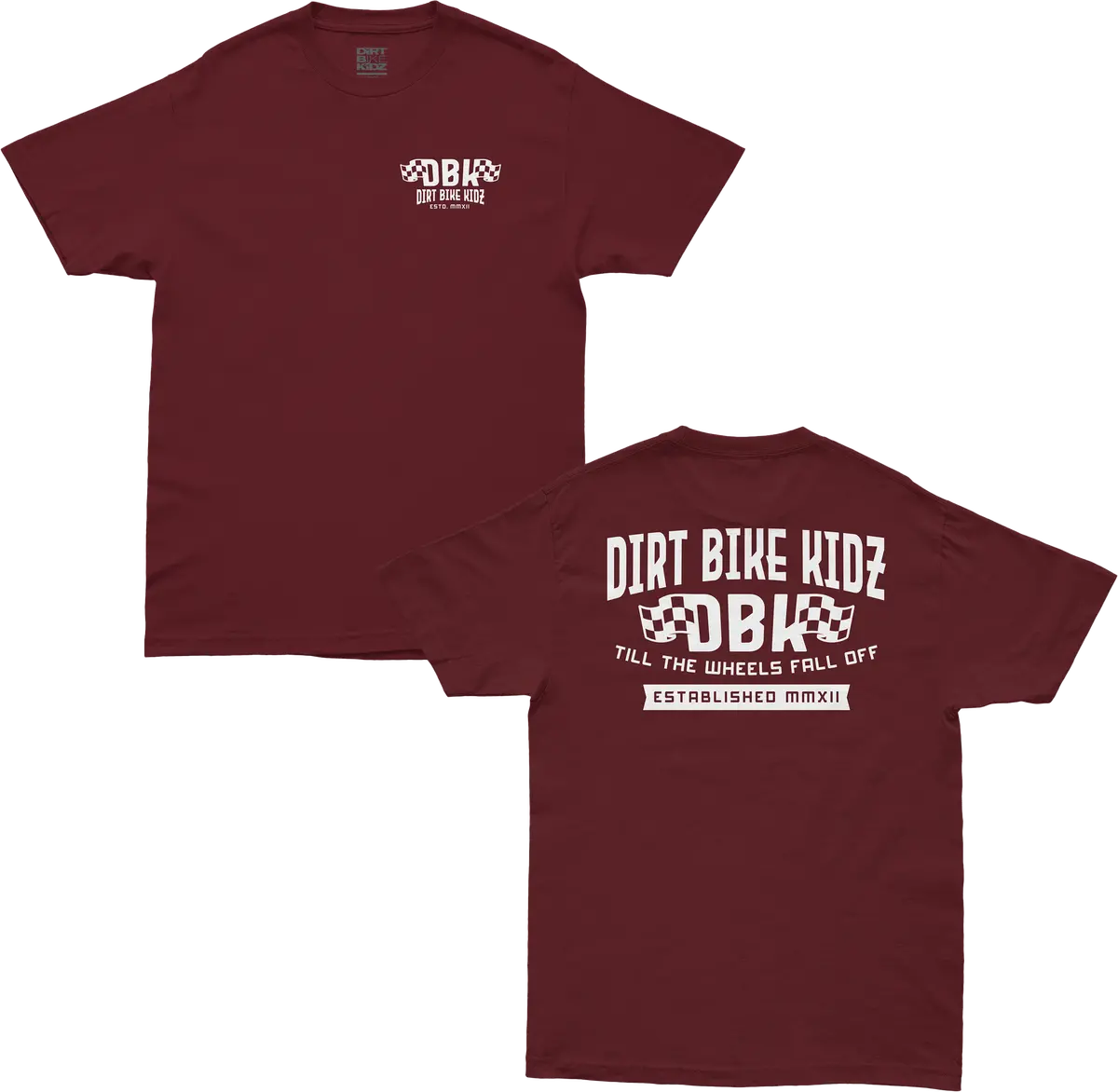 Till The End Tee Burgundy 2X 1