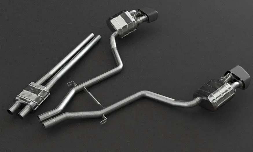 Capristo Valved Exhaust + Mid-Pipes - Porsche 970 Panamera Executive (Extended) (V8) S/4S/Gts 2