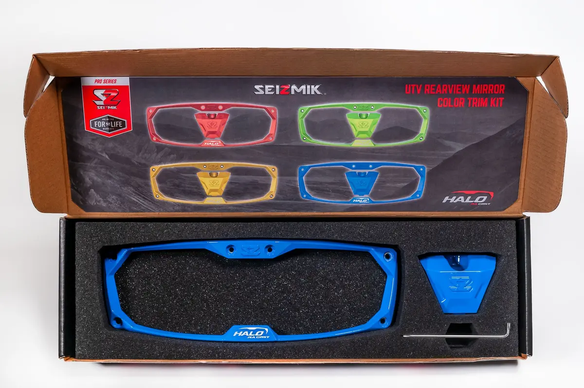 Bezel Halo Billet/Led/Cast Blue 2