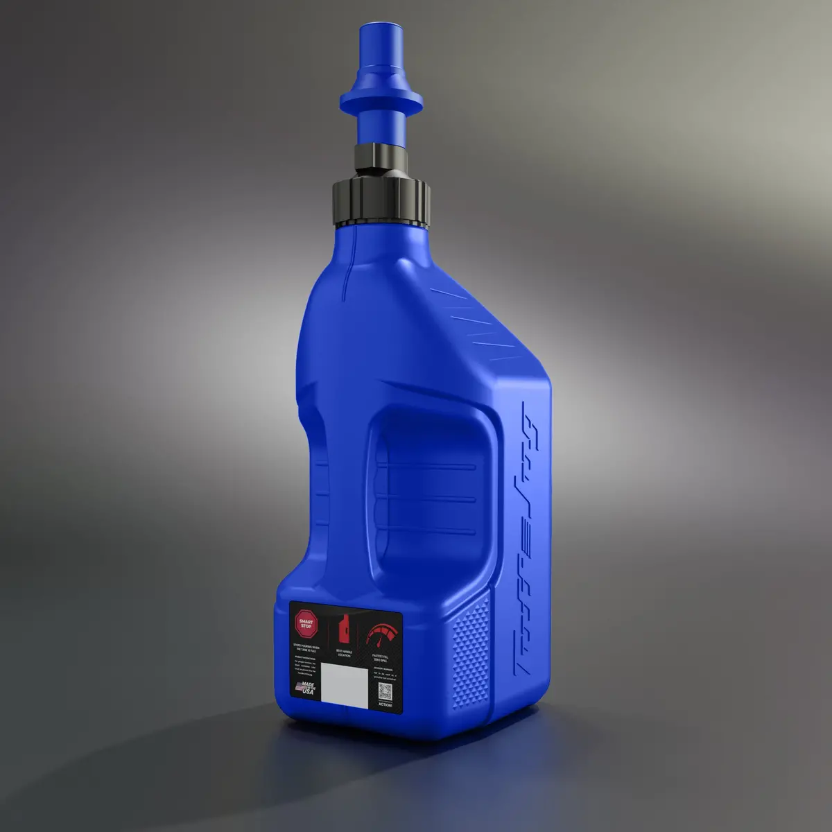 Utility Container Blue W/ Blue Cap 2.5 Gal 1