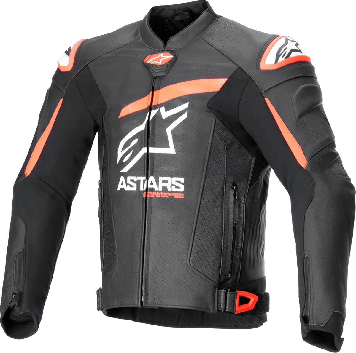 Alpinestars Gp Plus R V4 Airflow Leather Jacket - Black/Red Fluo/White - Us 50 / Eu 60 3100624-1321-60 1