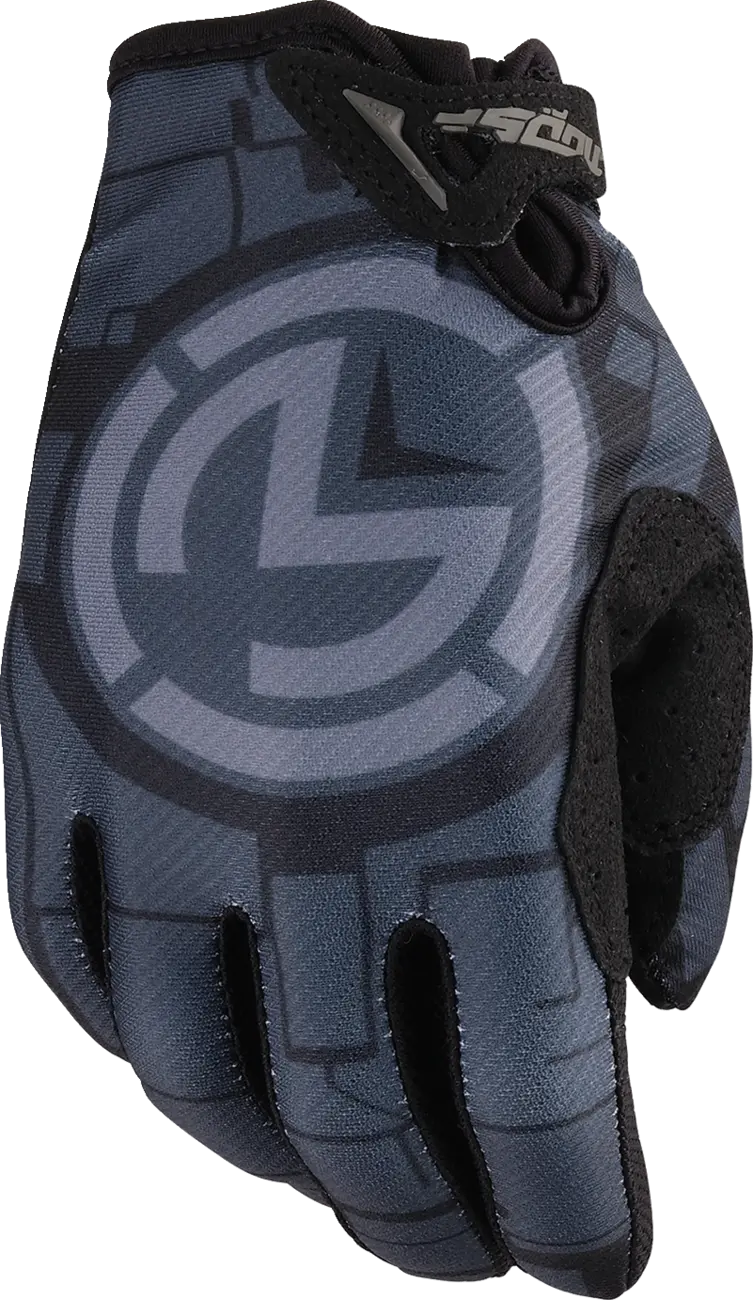 Moose Offroad Youth Sx1™ Gloves - Black/Gray - Large 3332-1880 1