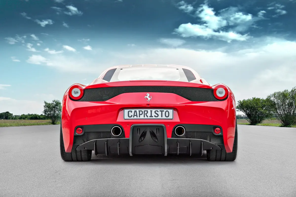 Capristo Carbon Fiber Rear Diffuser - Ferrari 458 Speciale 1