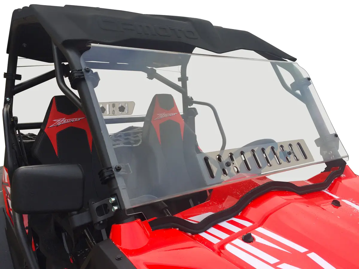 Full Windshield Sngl Vent Cf Moto Z Force 1