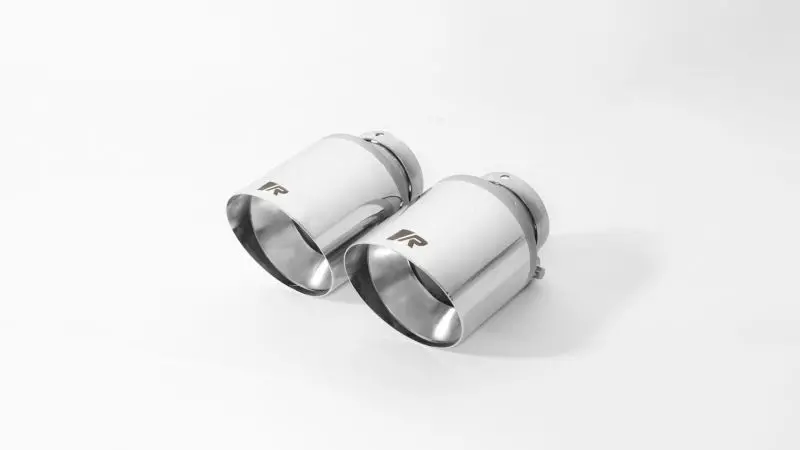 Remus Stainless Steel 102Mm Short Style Straight Chrome Tail Pipe Set (Pair) 1