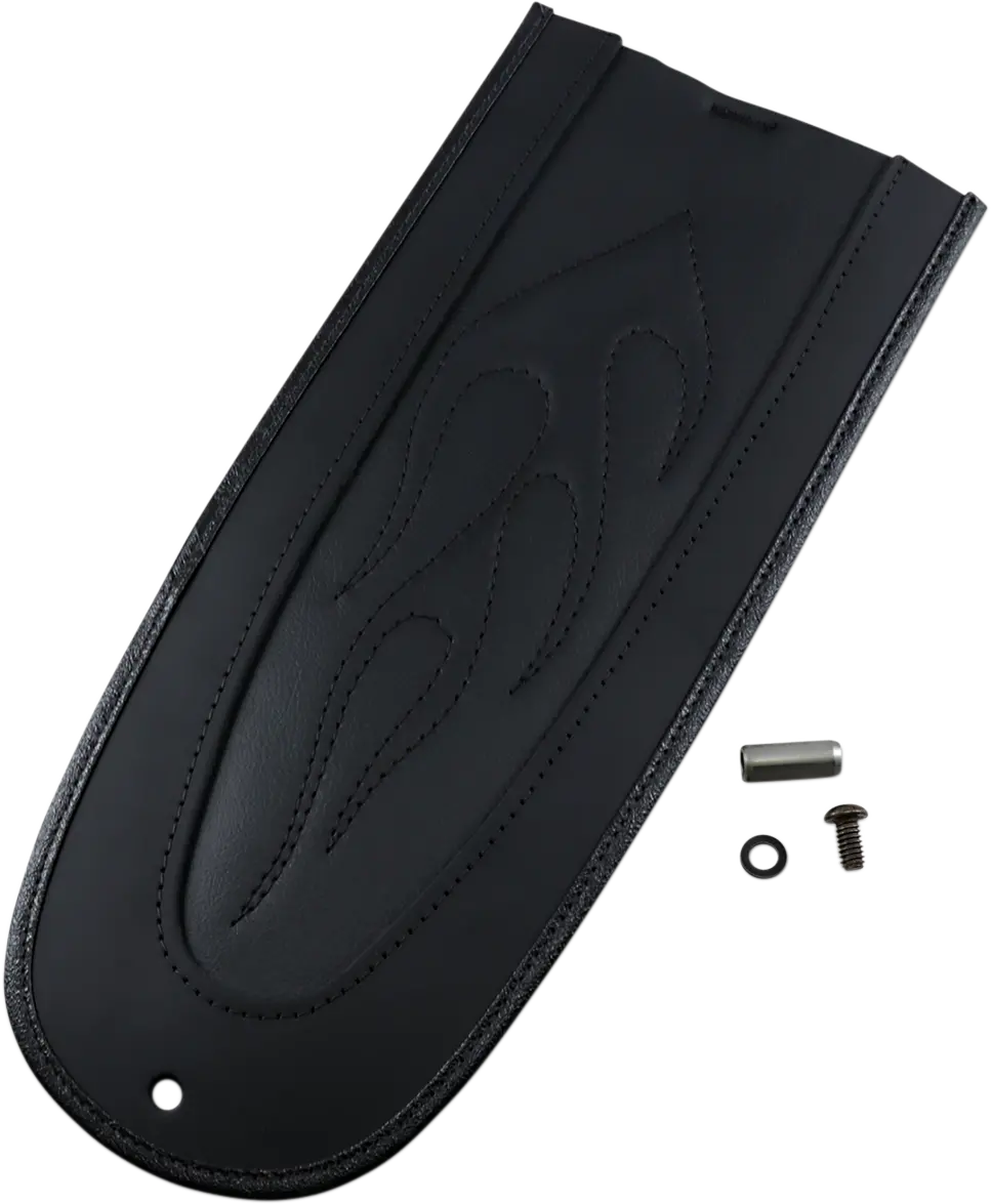 Drag Specialties Seats Fender Skin - Flame Stitched Automotive-Grade Vinyl Center 1405-0149 1