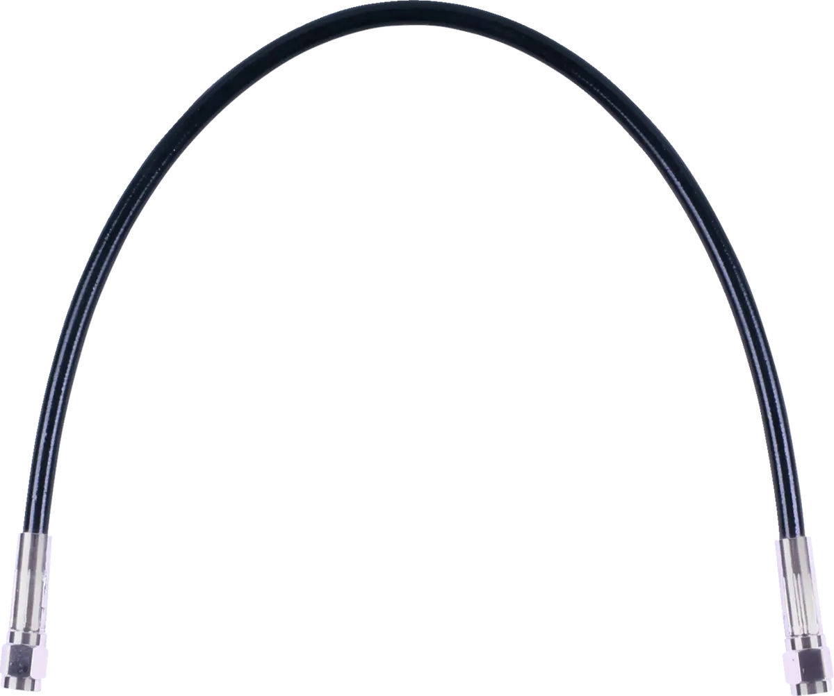 Magnum Shielding Universal Xr Brake Line - 25" - Black W/ Chrome Fittings Sbc0500-25 1