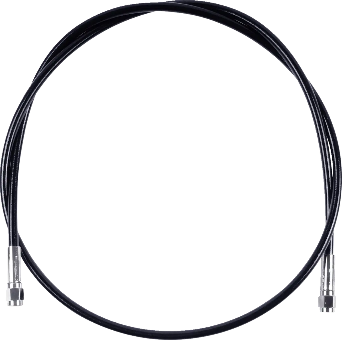 Magnum Shielding Universal Xr Brake Line - 46" - Black W/ Chrome Fittings Sbc0500-46 1