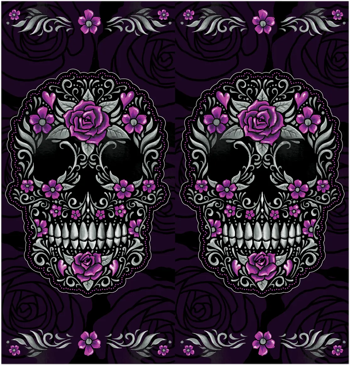 Lethal Threat Neck Scarf And Headband Skull Series 1