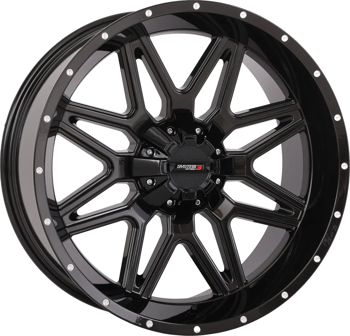 St7 Wheel 20X9 5+4 (0Mm) 4/137 & 4/156 Gloss Black 1