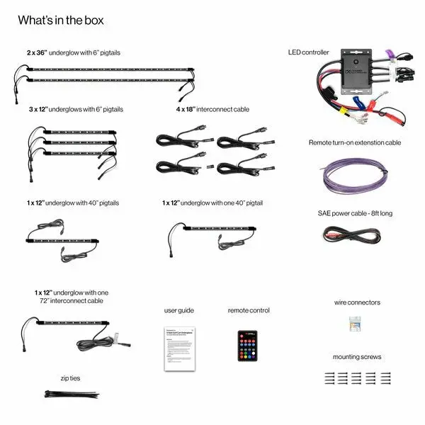 6 Seater Led Kit W/ Controller 1