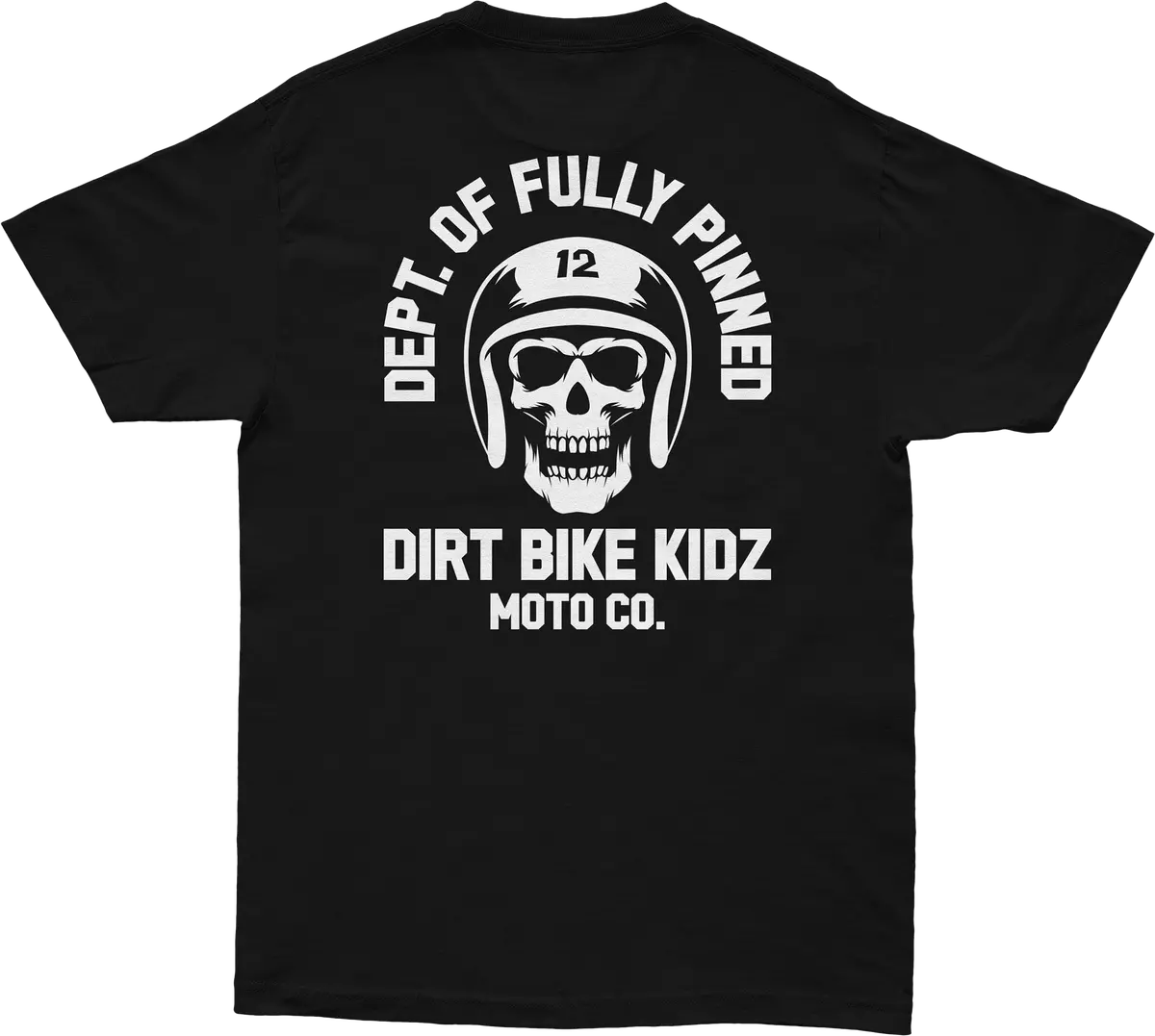Fully Pinned Tee Black Sm 1