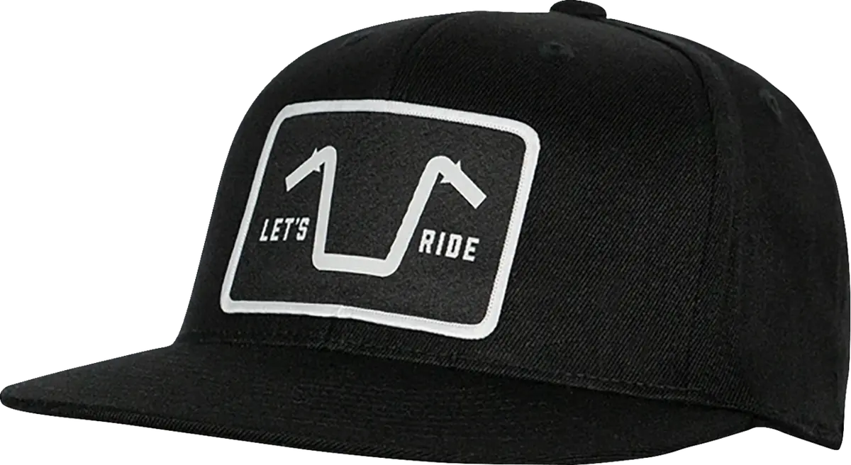 American Biker Handlebar Society Flexfit® Flatbrim Hat 2