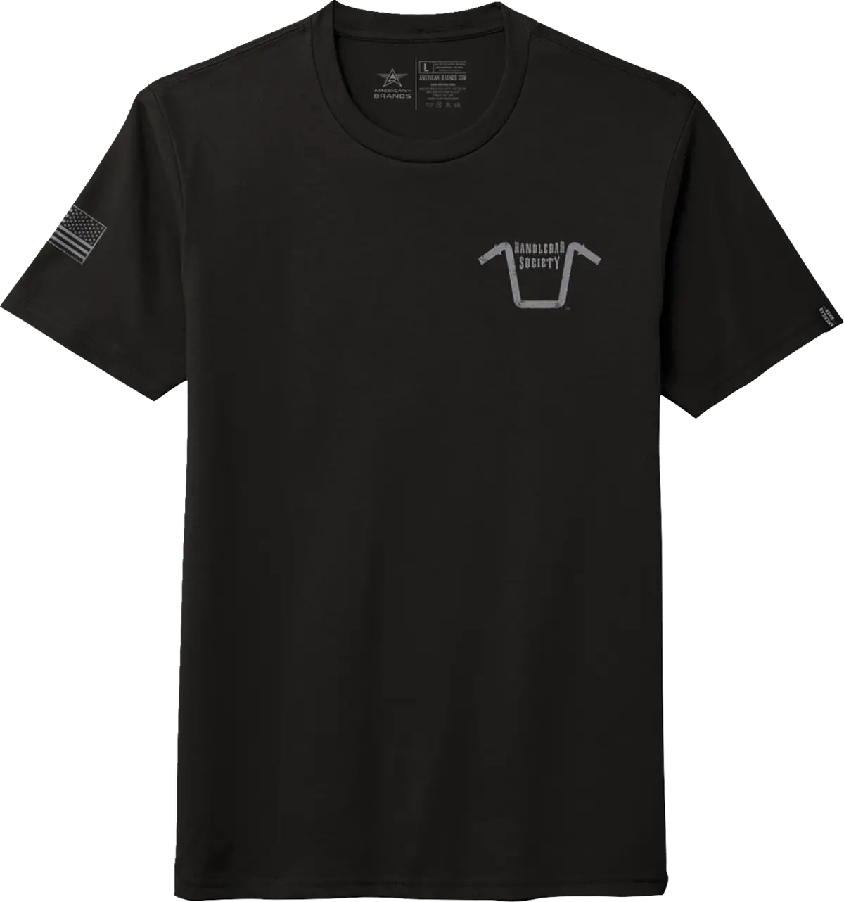 American Biker Handlebar Society Perfect Weight T-Shirt 2