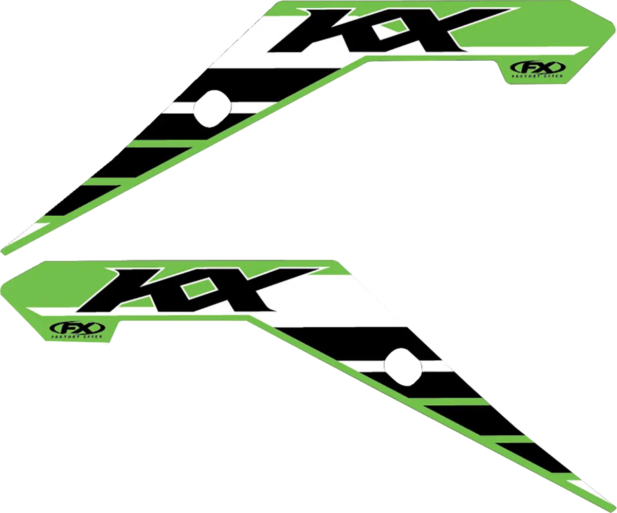Factory Effex Graphic Kit - Tank/Shroud - '25 Oem - Kawasaki - Kx 250F/450F 28-05132 1
