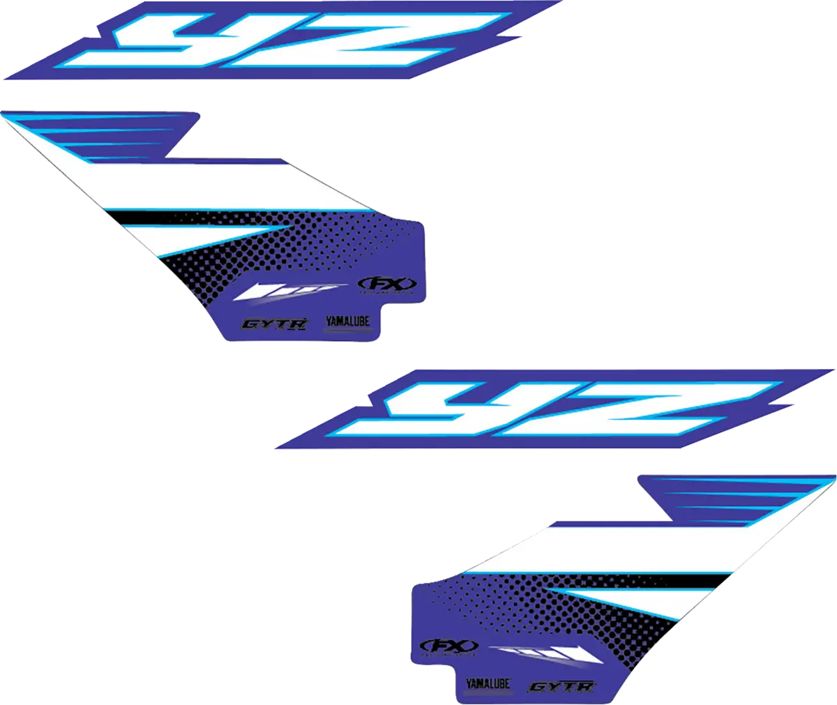 Factory Effex Graphic Kit - Tank/Shroud - '25 Oem - Yamaha - Yz 125/250 28-05220 1