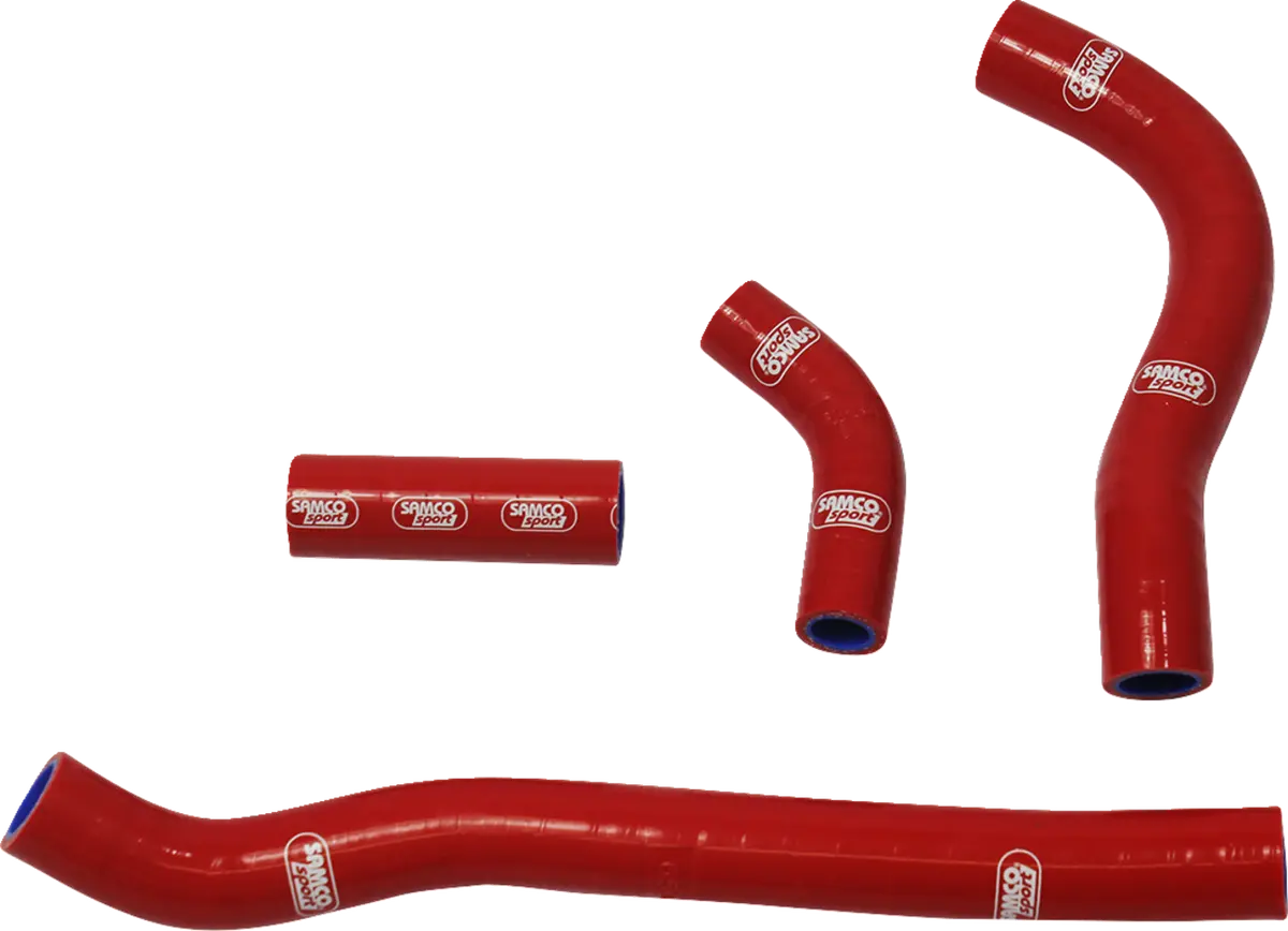 Samco Sport Race Fit Radiator Hose Kit - Red - Honda Hon-126-Rd 1