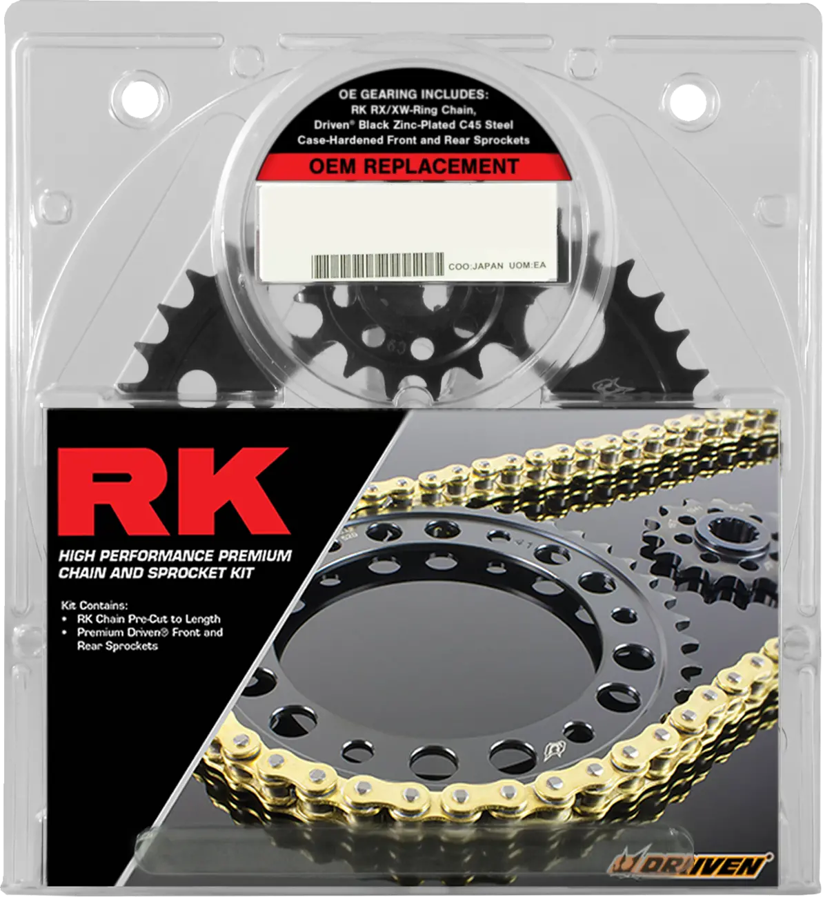 Rk Chain And Sprocket Kit - Oem Replacement - Natural - Honda Cbr650r '19-'21 1065-140Ex 1