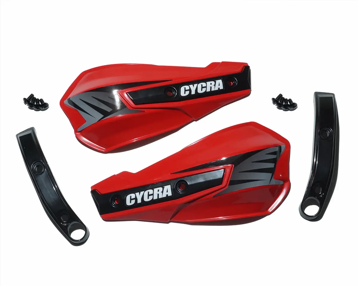 Vortex Handshields W/Abrasion Guards   Gasgas Red 1