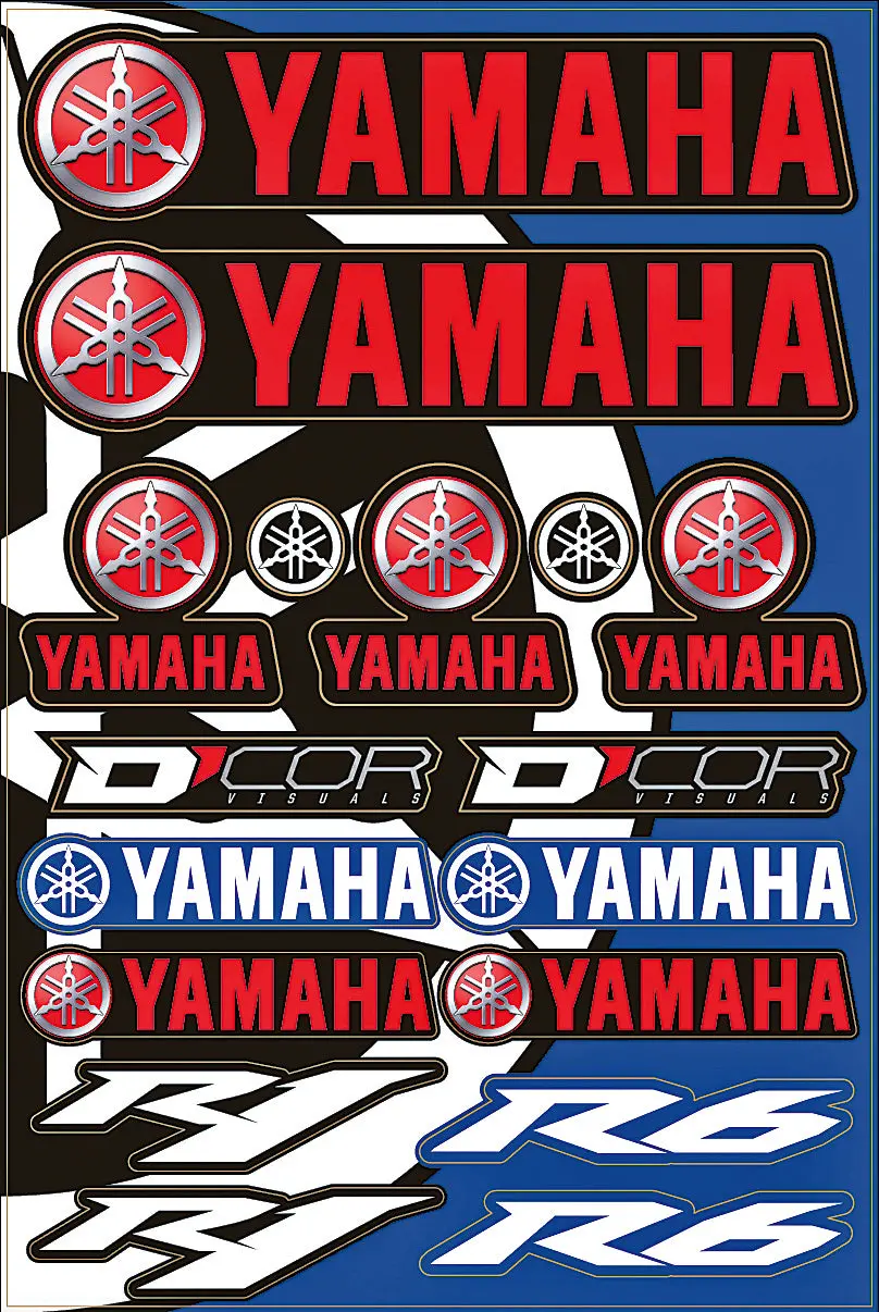 Yamaha Street Decal Sheet 1