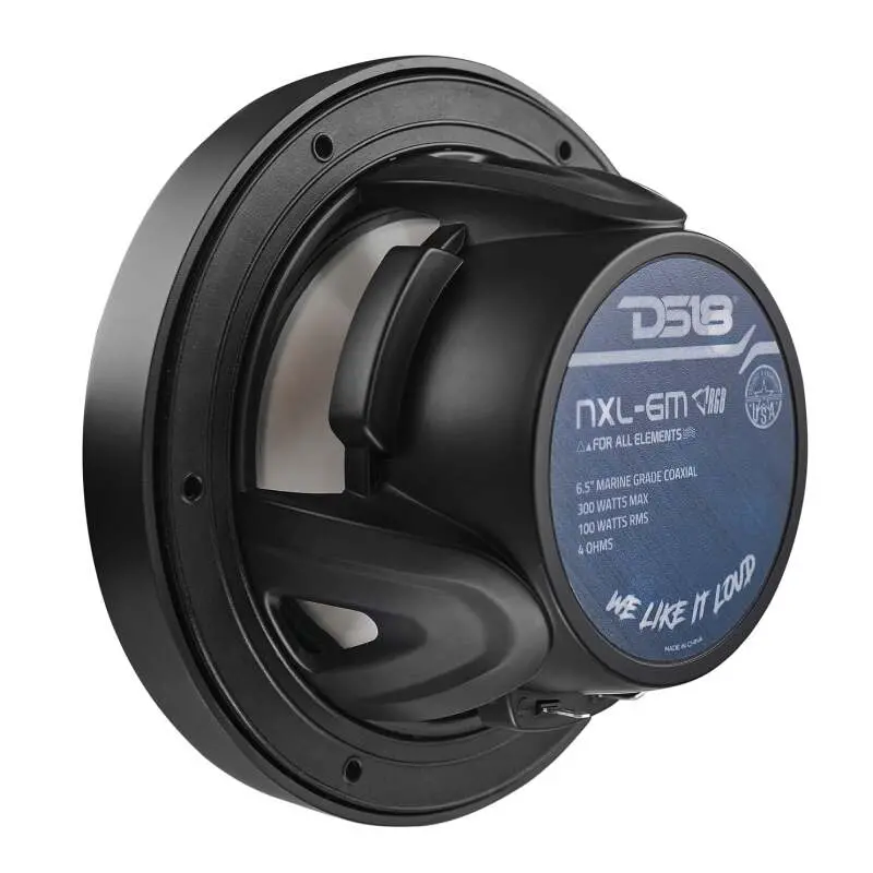 Ds18 Nxl-M Series Spkr W/ Rgb Led Lights 6.5In 2-Way 100 Watts Rms 4 Ohm Blk Grill Detached W/ Cover 2
