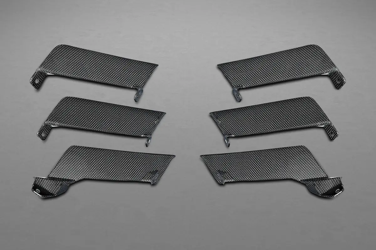 Capristo Carbon Fiber Air Outlet Ribs - Ferrari 458 Speciale 2
