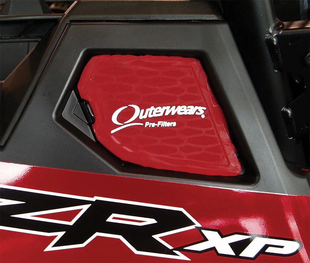 Side Intake Pre Filter Red 1