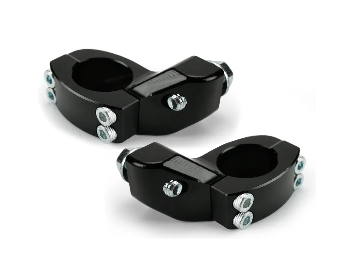 1 1/8" Bar Diameter Crm Mounts Black 1