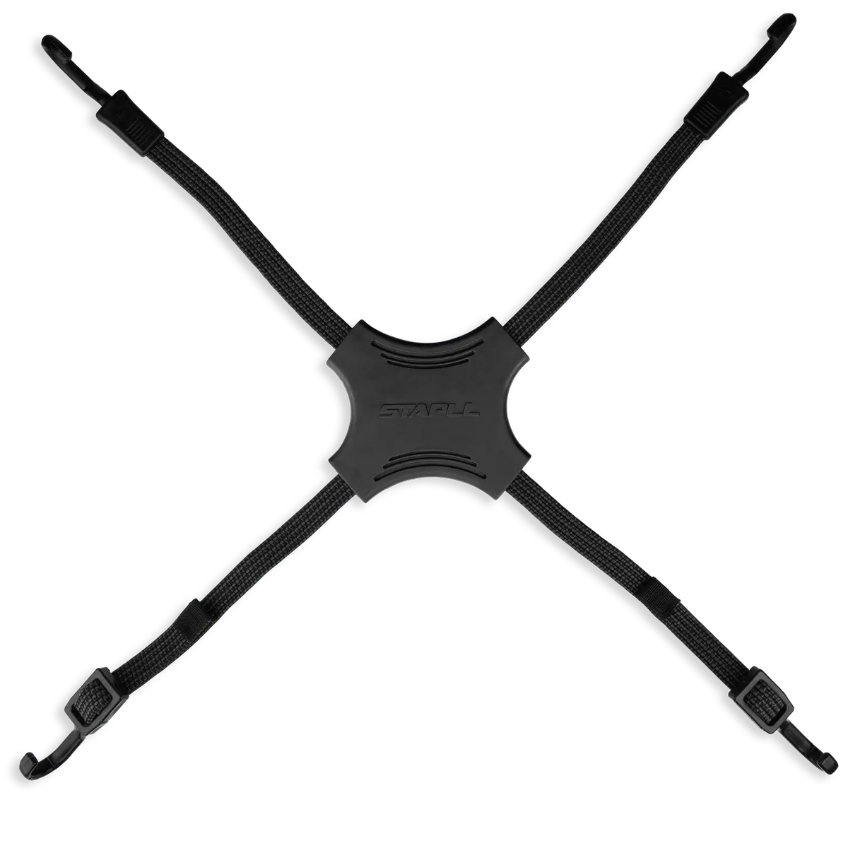 Tack Strap 4 Way Bungee 2/Pk Black 1